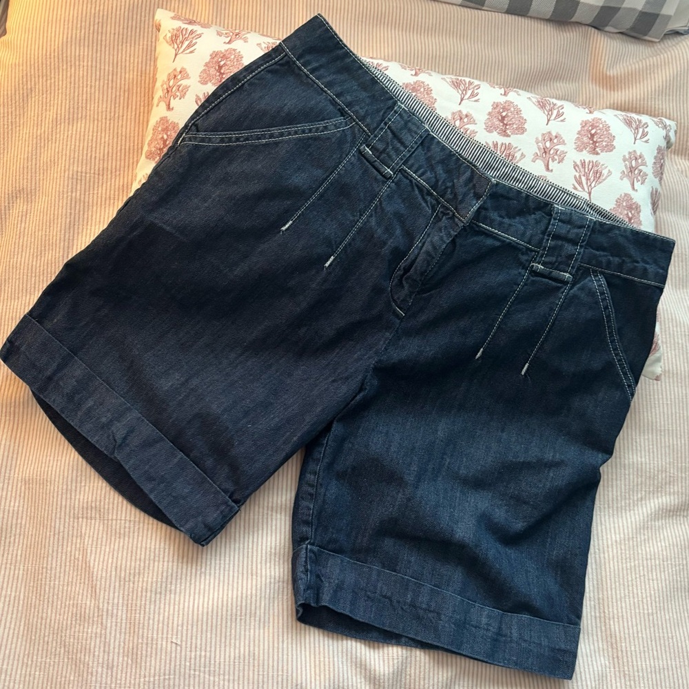 Tristan Dark Blue Denim Women’s Shorts